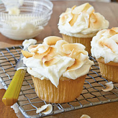 Coconut Cupcakes with Coconut-Cream Cheese Frosting