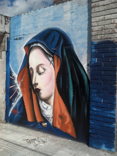 Mural La Virgen Maria