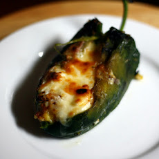 Dinner Tonight: Baked Chile Rellenos with Corn and Crema