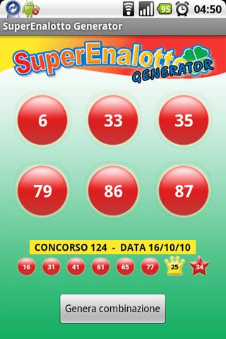 SuperEnalotto Generator