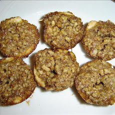 Light Pecan Tassies in Cream Cheese Pastry