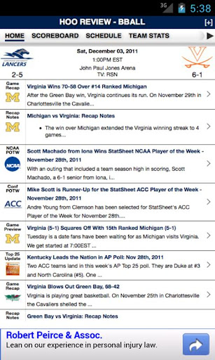 Virginia Football Basketball