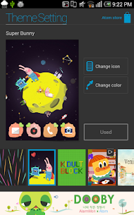 How to download Super Bunny Atom theme 1.0 unlimited apk for pc