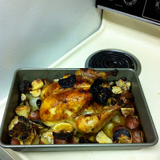 Kittencal's Greek Roasted Lemon-Garlic Chicken With Potatoes