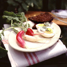 Hard-Cooked Eggs with Herb Mayonnaise