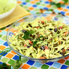 Southwestern Cole Slaw with Avocado Dressing and Pepitas