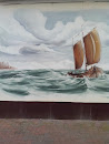 Wandbild Segelschiff