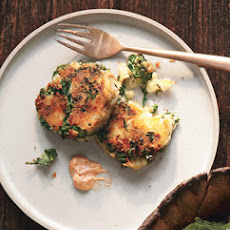 Potato and Kale Cakes with Rouille