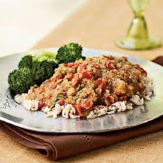 Red Lentil Dal with Charred Onions