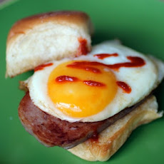 Spam and Egg Breakfast Sandwiches