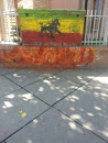 Mural Bandera Bolivia