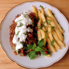 Eggplant-Lentil Stew with Homemade Pomegranate Molasses