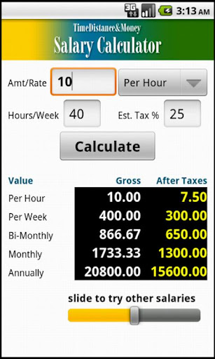 Time Distance Money Trial