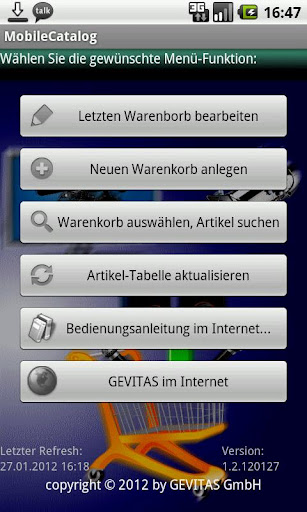 Mobile Catalog