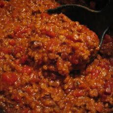 Ground Lamb and Lentil Chili