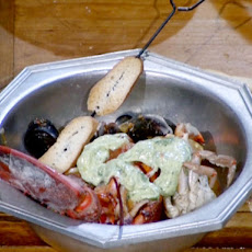Sea Creature Soup with Slime Aioli