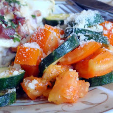 Tomato Zucchini Saute