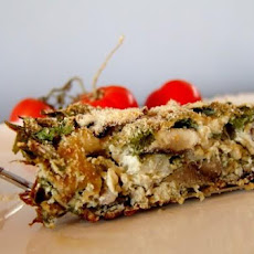 Easy Spinach and Mushroom Tart (Side Dish)