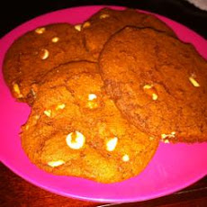 Chewy White Chocolate Chip Gingerbread Cookies