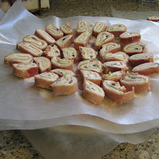 Spinach and Ham Pinwheels