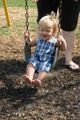 Big boy Nate on swing