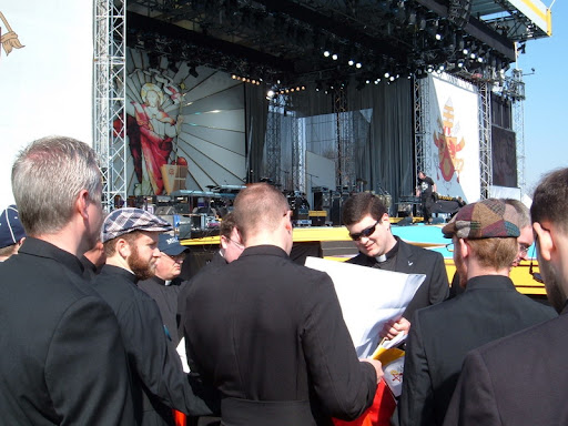 Guys before the rally