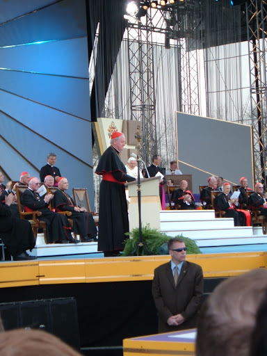 View during the presentations