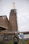 Me posing by Battersea Power Station