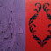 <p>
	<strong>Violet with Fleuron</strong><br />
	2013<br />
	mixed media on canvas mounted on wood<br />
	18x24in 20x61cm</p>
