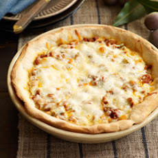 Chicago Deep-Dish Sausage Pizza