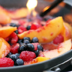 Fresh Fruits Flambe