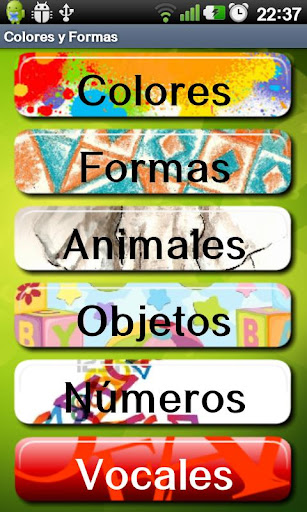 Aprende formas y colores niños