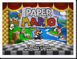 Paper Mario: The Main Screen
