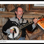Kevin Gaugier on the five string, at the band's performance at Aten Place, Boyne Falls, MI, Summer 2008.