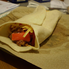 Hot Adobo Turkey Wrap