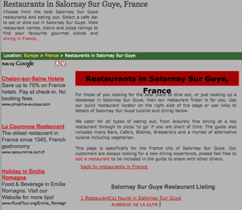 Restaurants in Salornay Sur Guye, France. Choose a top cafe, bistro, bar, brasserie or vegetarian dining.jpg