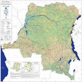 Carte générale de la République démocratique du Congo