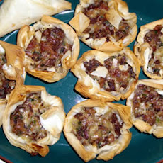 Chanterelle Mushroom and Bacon Tartlets