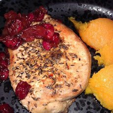Easy Pork Chop Saute With Cranberries