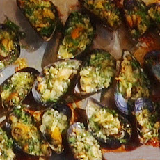 Roasted Breaded Mussels: Cozze al Forno