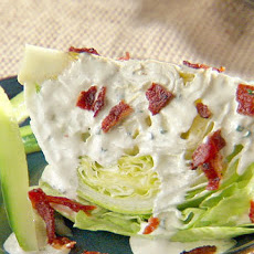 Iceberg Wedge Salad with Green Goddess Ranch Dressing