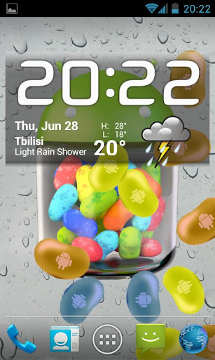 【免費個人化App】Jelly Beans Rain LWP-APP點子