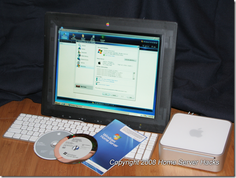 Mac Mini running Windows Home Server