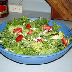 Pacific Northwest Strawberry, Goat Cheese & Pine Nut Salad