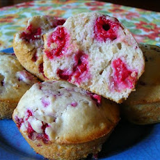 Raspberry Oat Muffins
