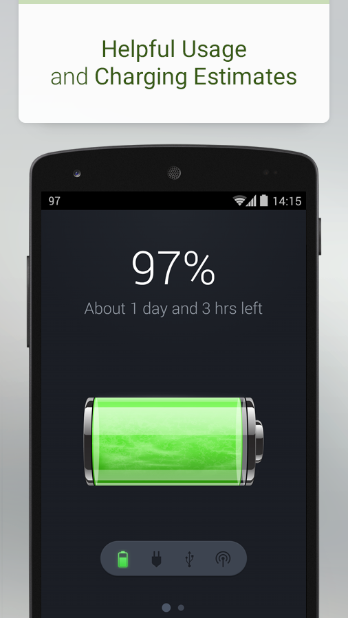 Android application Battery screenshort