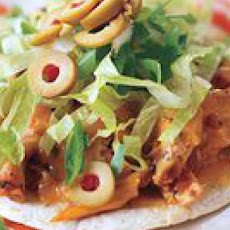 Giant Chicken Taco Nachos