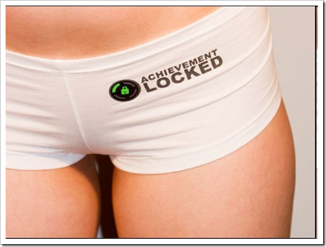 sexy underwear for geek girlfriend : achievement locked