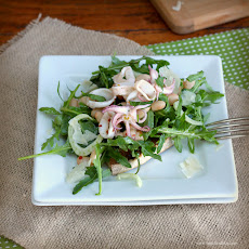Calamari, Fennel and White Bean Salad with Arugula