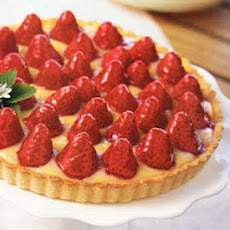 Strawberry-Lemon Curd Tart